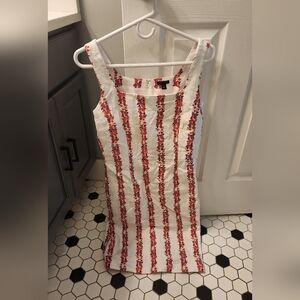 Ann Taylor | Square Neck Floral Dress, Size 4